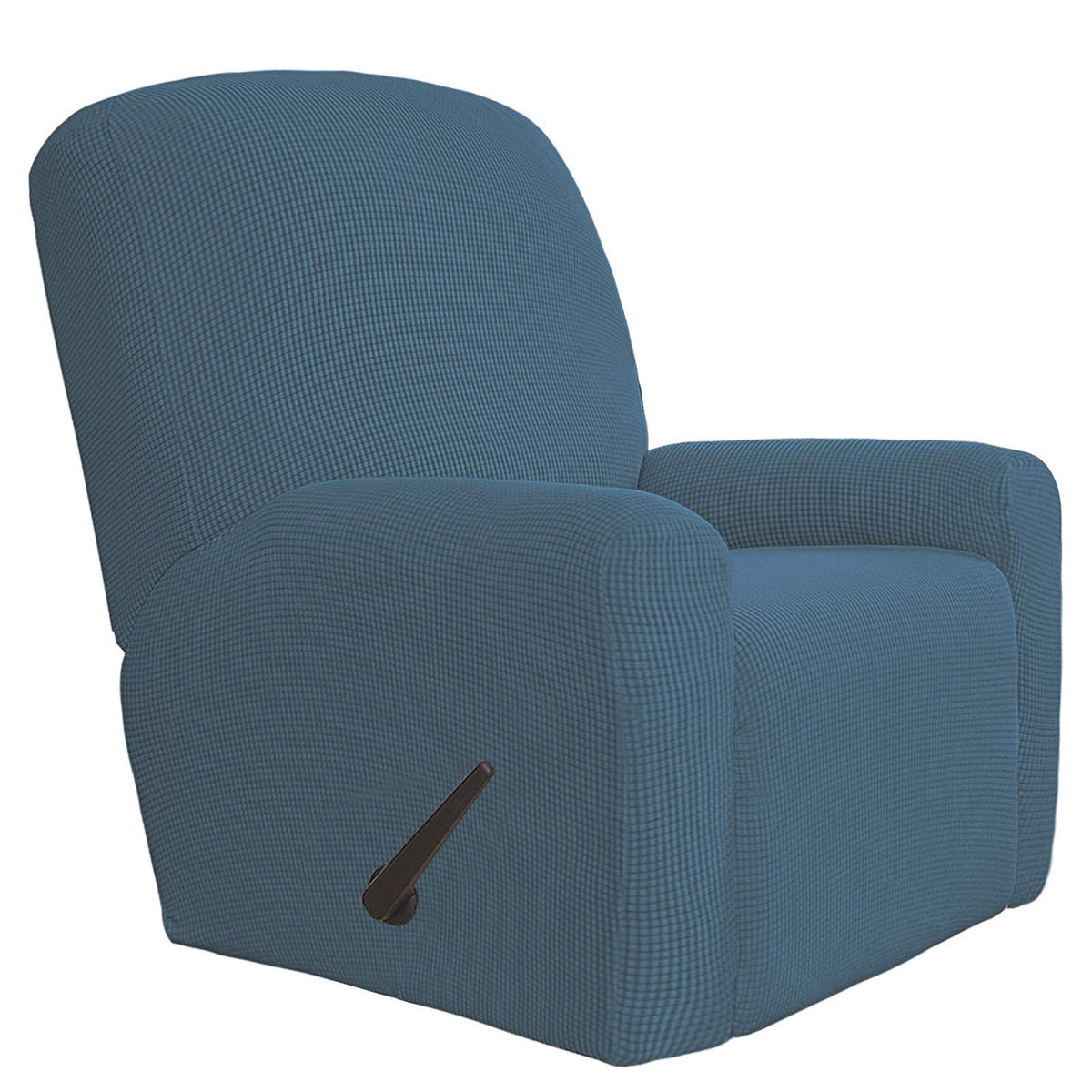 Easy-Going Stretch Recliner Chair Sofa Slipcover Washable Dark Gray