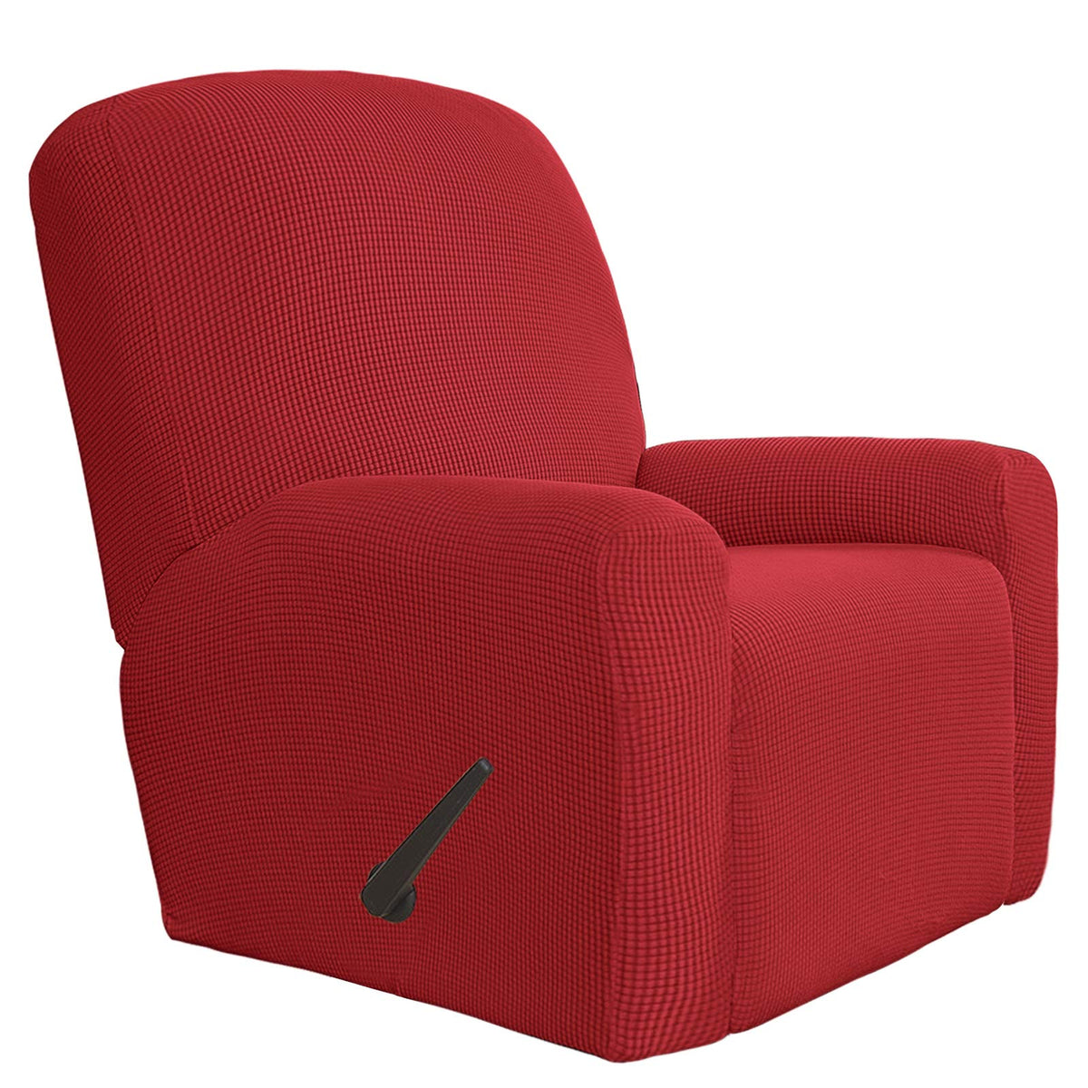 Easy-Going Stretch Recliner Chair Sofa Slipcover Washable Dark Gray