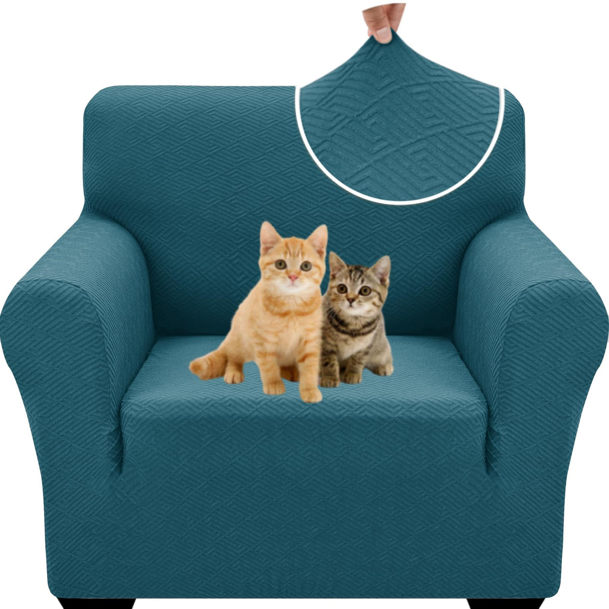 XINEAGE Stretch Jacquard Sofa Cover, Non Slip Sofa Slipcover for Dog