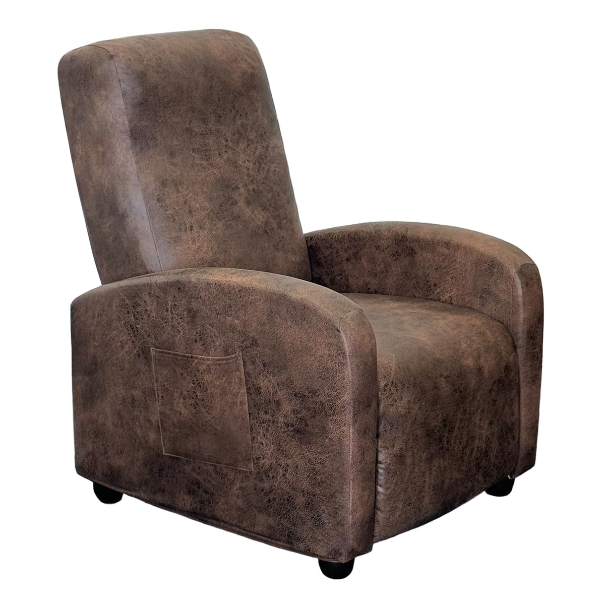 ANARACHON Leather Look Recliner Couch Cover 8-Piece Recliner Sofa Slipcovers 3 Seater for Reclining Couches Furniture Protector Spandex Fabric Washable (Recliner Sofa, Brown)
