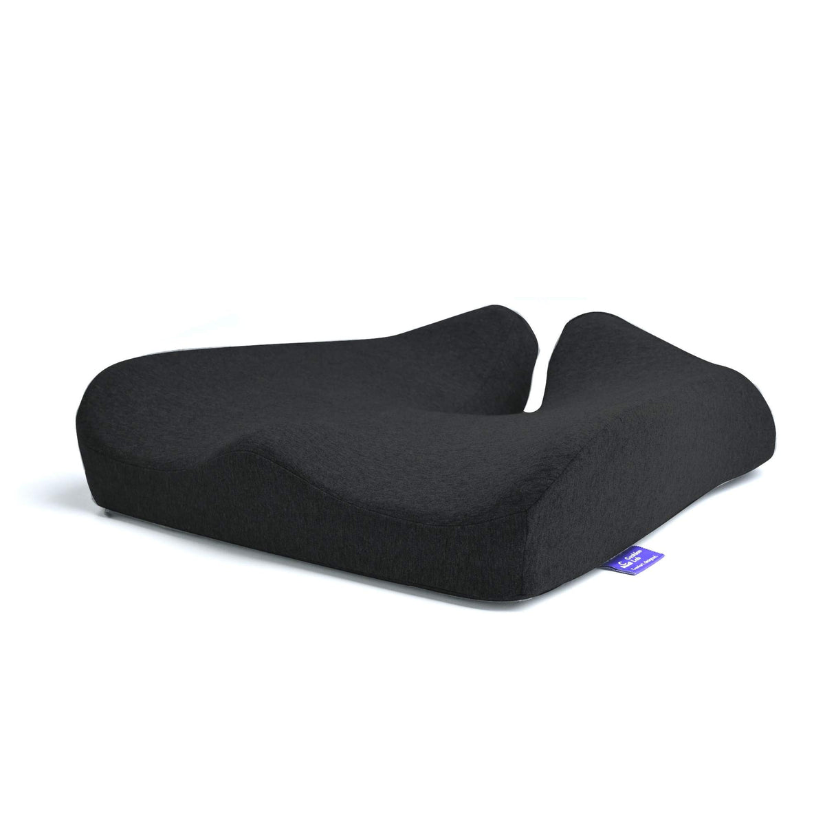C CUSHION LAB Patented Pressure Relief Seat Cushion for Long Sitting Hours on Office/Home Chair, Car, Wheelchair - Extra-Dense Memory Foam for Hip, Tailbone, Coccyx, Sciatica - Wellness Green