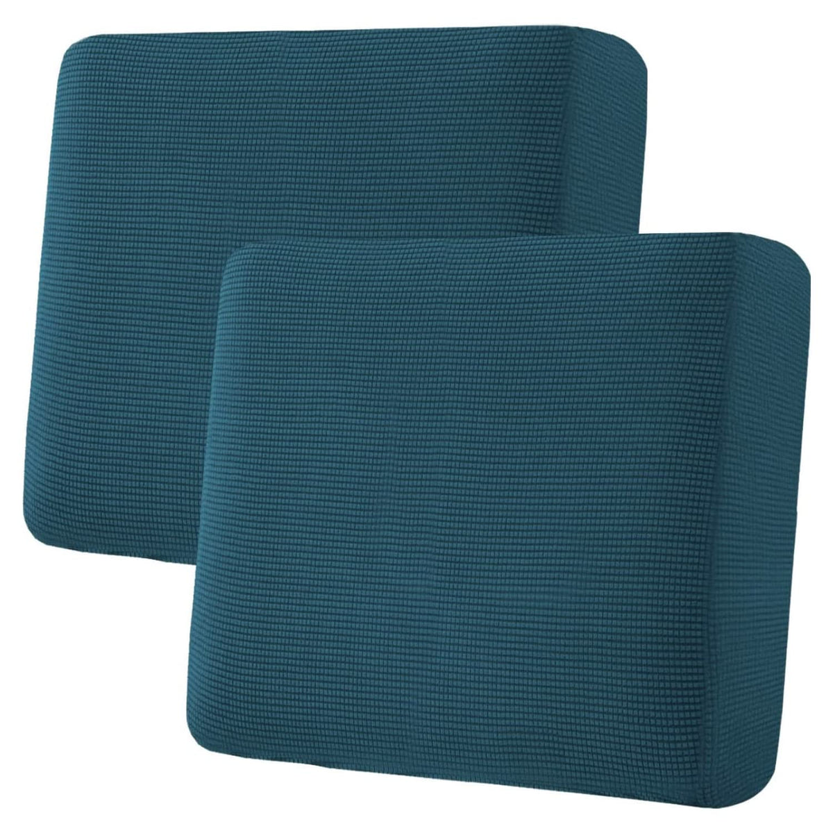 H.VERSAILTEX Super Stretch Individual Seat Cushion Covers Sofa Covers Couch Cushion Cover Slipcover Sets Thick Jacquard Textured Twill Fabric (3 Piece Sofa Cushion Covers, Grey)