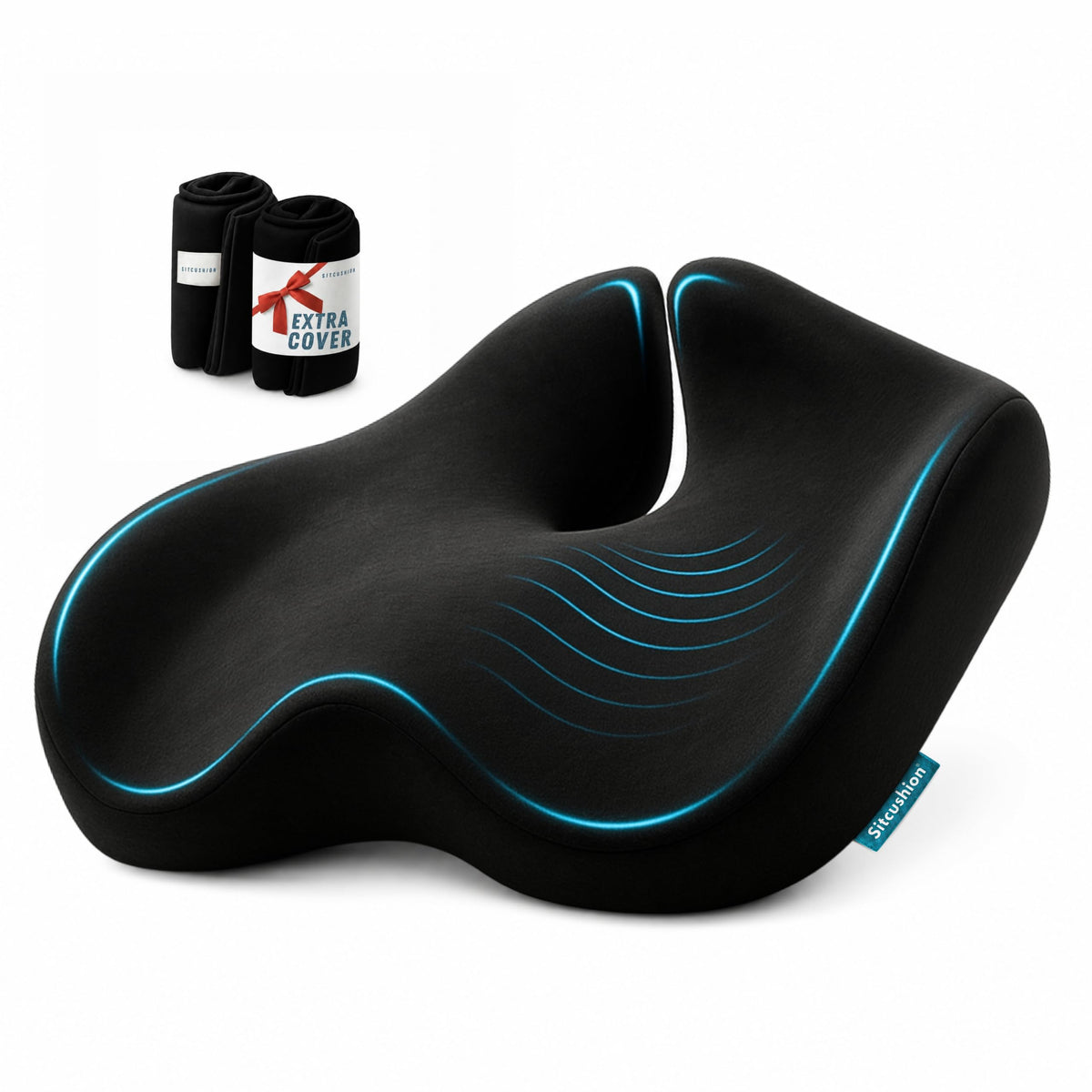 Pressure Relief Seat Cushion for Tailbone Pain, Sciatica & Coccyx Pillow
