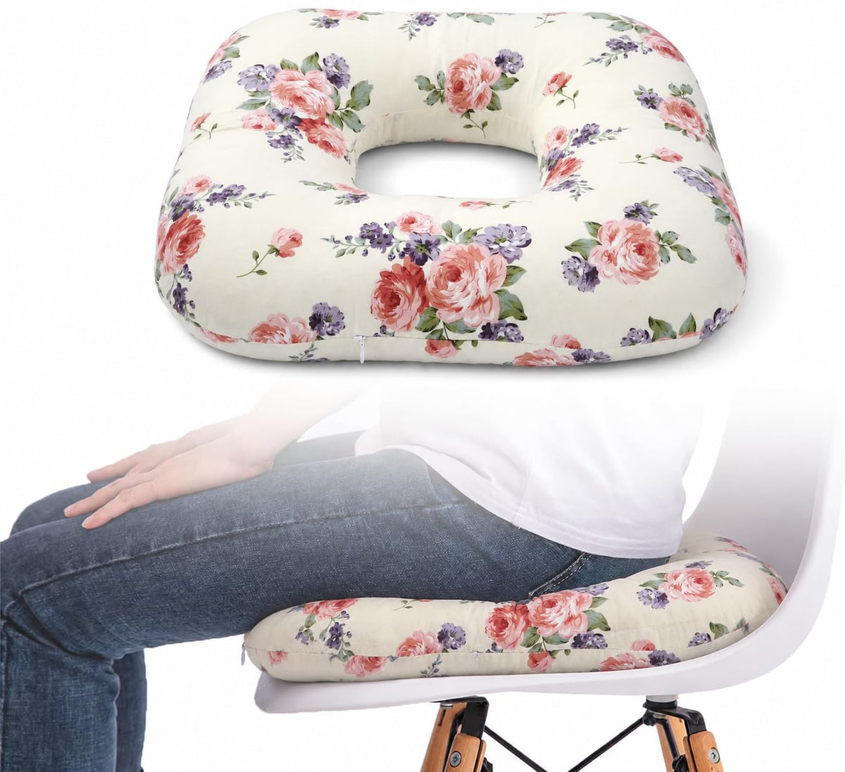 Hshbxd Donut Pillow, Tailbone Cushion for Wheelchair, Office and Travel