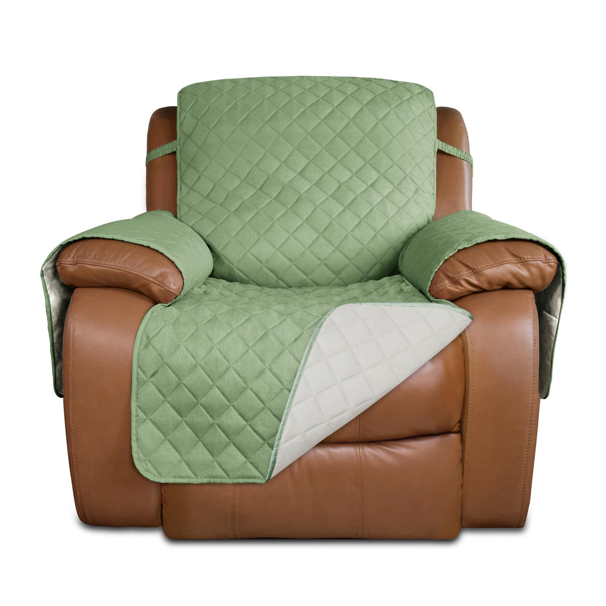 PureFit Reversible Quilted Couch Covers for Dogs Sofa Cover 4 Seater 88"