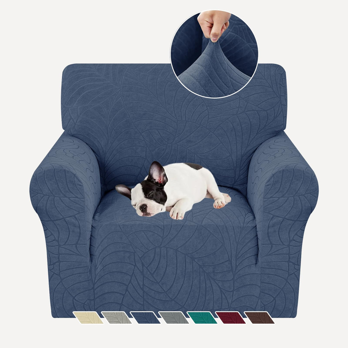 YEMYHOM Couch Cover Latest Jacquard Design High Stretch Sofa Covers for 3 Cushion Couch, Pet Dog Cat Proof Slipcover Non Slip Magic Elastic Furniture Protector (Sofa, Light Gray)