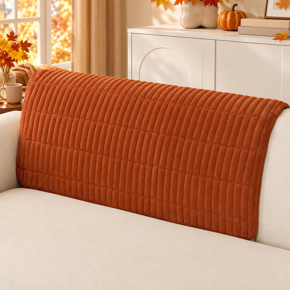 Smiry Couch Covers for Dogs, Non Slip Plush Washable Sofa Cover for Pets