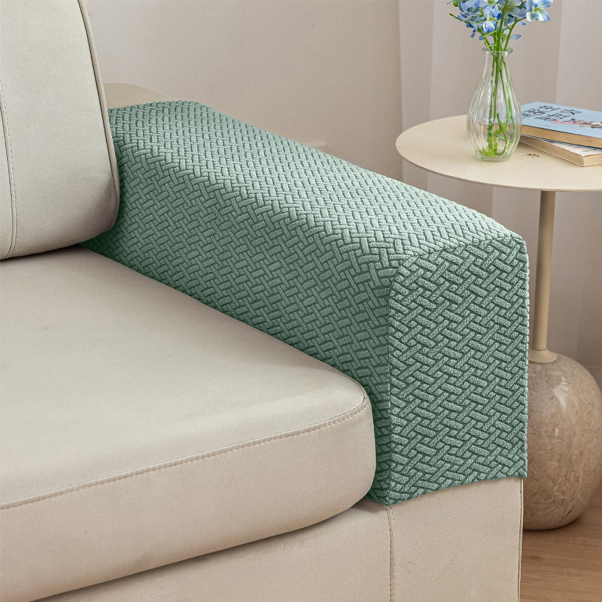 Couch Cushion Covers Sofa Covers Couch Covers for Sofa Pet Friendly Universal Sofa Covers Washable Stretch Slipcovers for Sectional Sofa (Texture Gray,Large Single Seat Cover)
