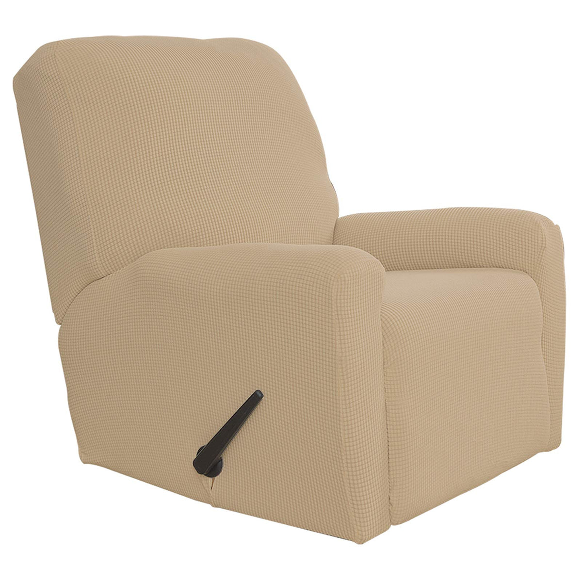 Easy-Going Stretch Recliner Chair Sofa Slipcover Washable Dark Gray