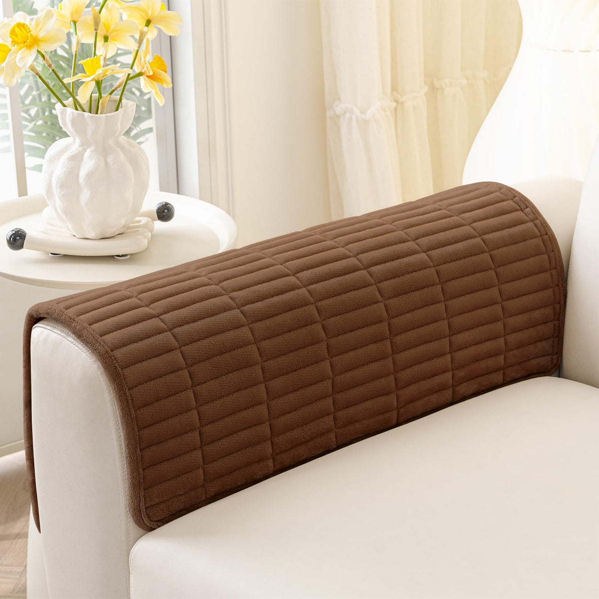 Smiry Couch Covers for Dogs, Non Slip Plush Washable Sofa Cover for Pets