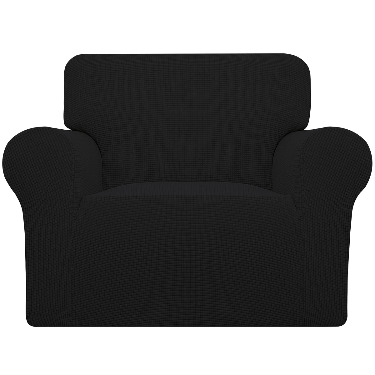 Easy-Going Stretch Couch Covers for Sofa Washable Large Dark Gray