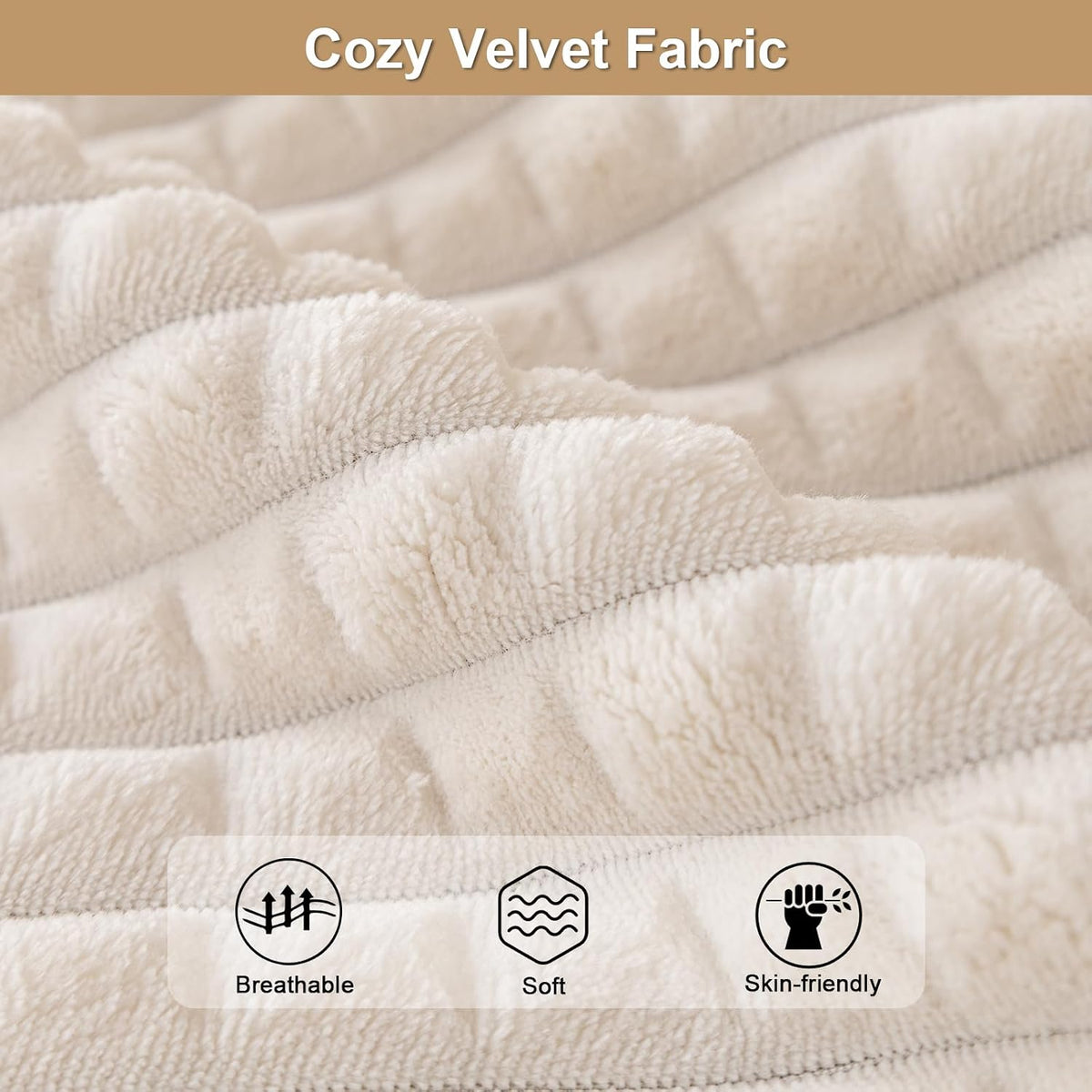 Soft Velvet Couch Arm Covers Washable(1PC, 27.6"x27.6")
