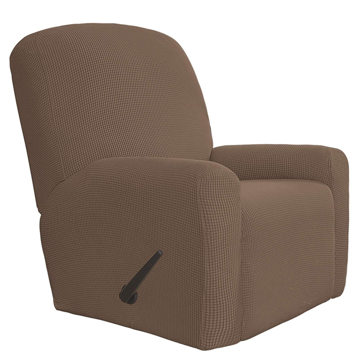 Easy-Going Stretch Recliner Chair Sofa Slipcover Washable Dark Gray