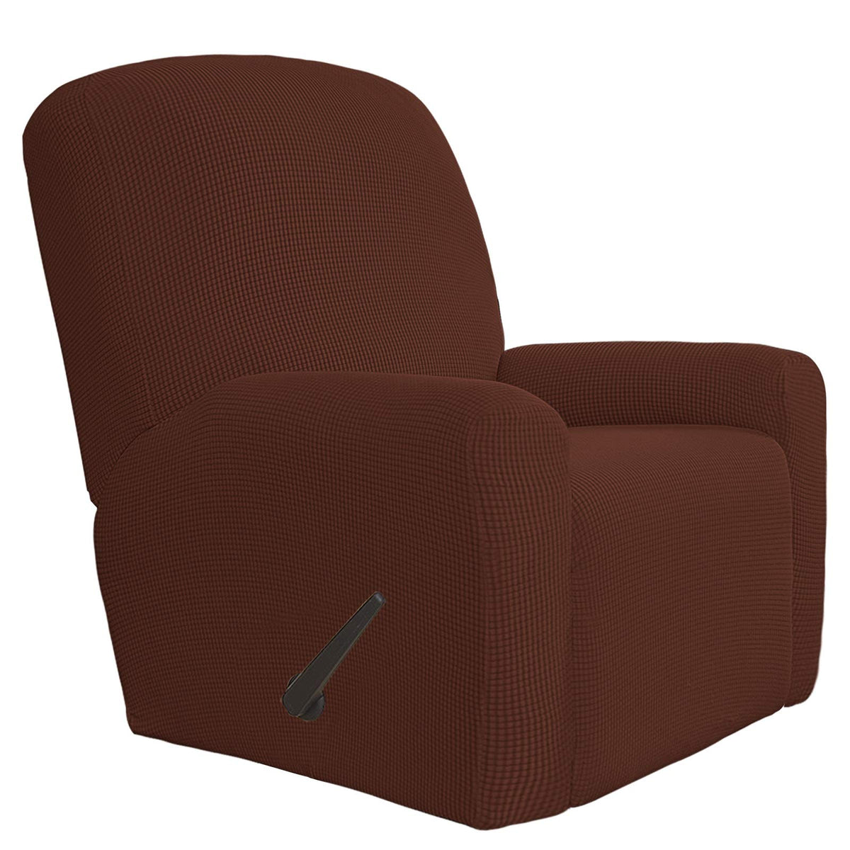 Easy-Going Stretch Recliner Chair Sofa Slipcover Washable Dark Gray