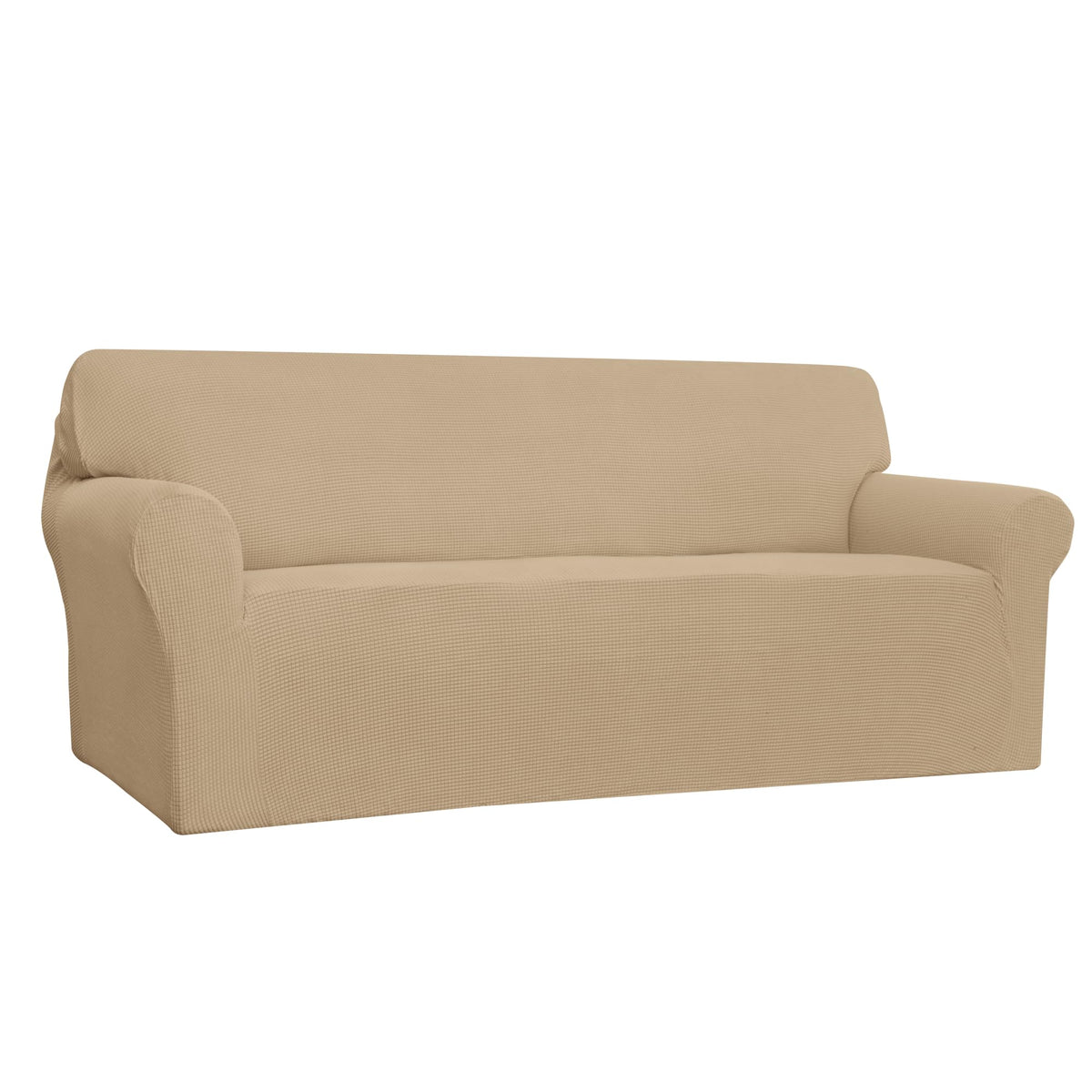 Easy-Going Stretch Loveseat Couch Covers Washable Dark Gray