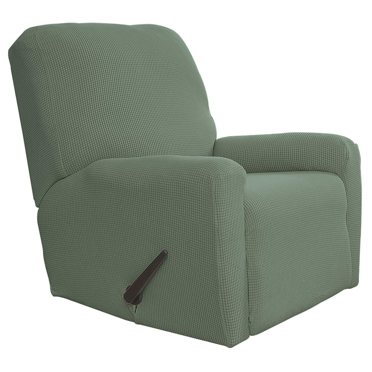 Easy-Going Stretch Recliner Chair Sofa Slipcover Washable Dark Gray