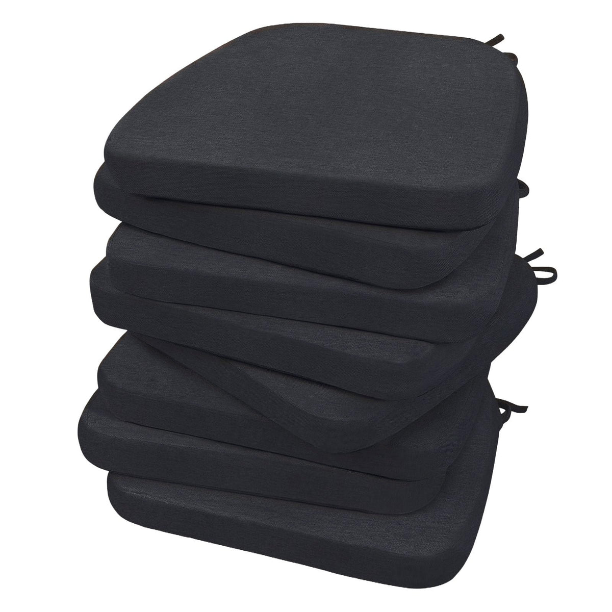 AAAAAcessories Chair Cushions for Dining Chairs, 17 x 16 x 2 in, Set of 6