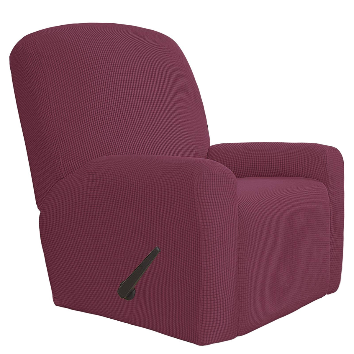 Easy-Going Stretch Recliner Chair Sofa Slipcover Washable Dark Gray