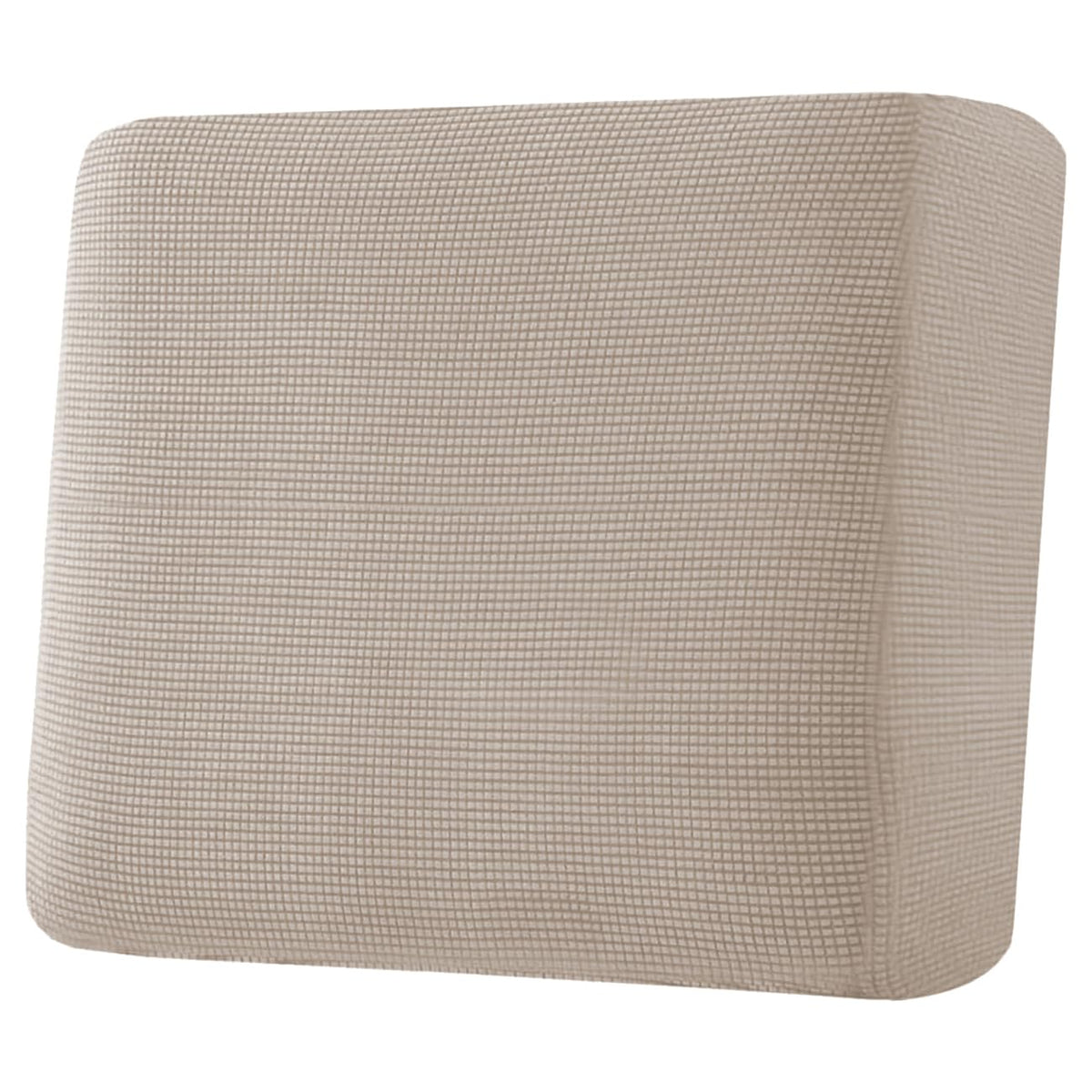 H.VERSAILTEX Super Stretch Individual Seat Cushion Covers Sofa Covers Couch Cushion Cover Slipcover Sets Thick Jacquard Textured Twill Fabric (3 Piece Sofa Cushion Covers, Grey)