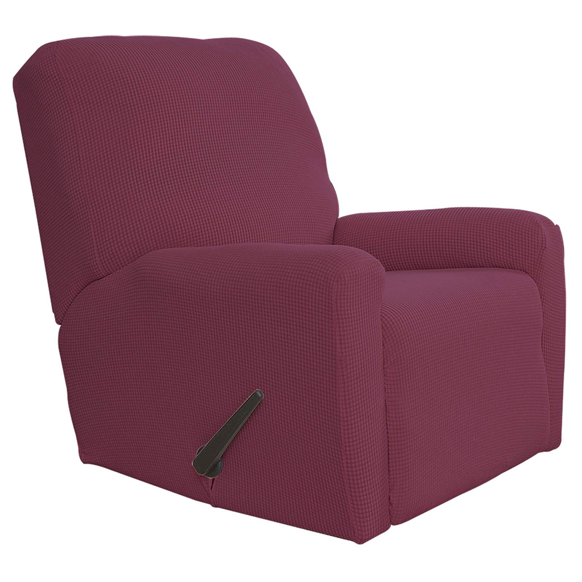 Easy-Going Stretch Recliner Chair Sofa Slipcover Washable Dark Gray