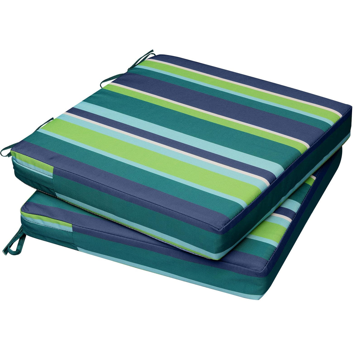 AAAAAcessories Outdoor Chair Cushions, 18 x 18 x 2 inches, Set of 2