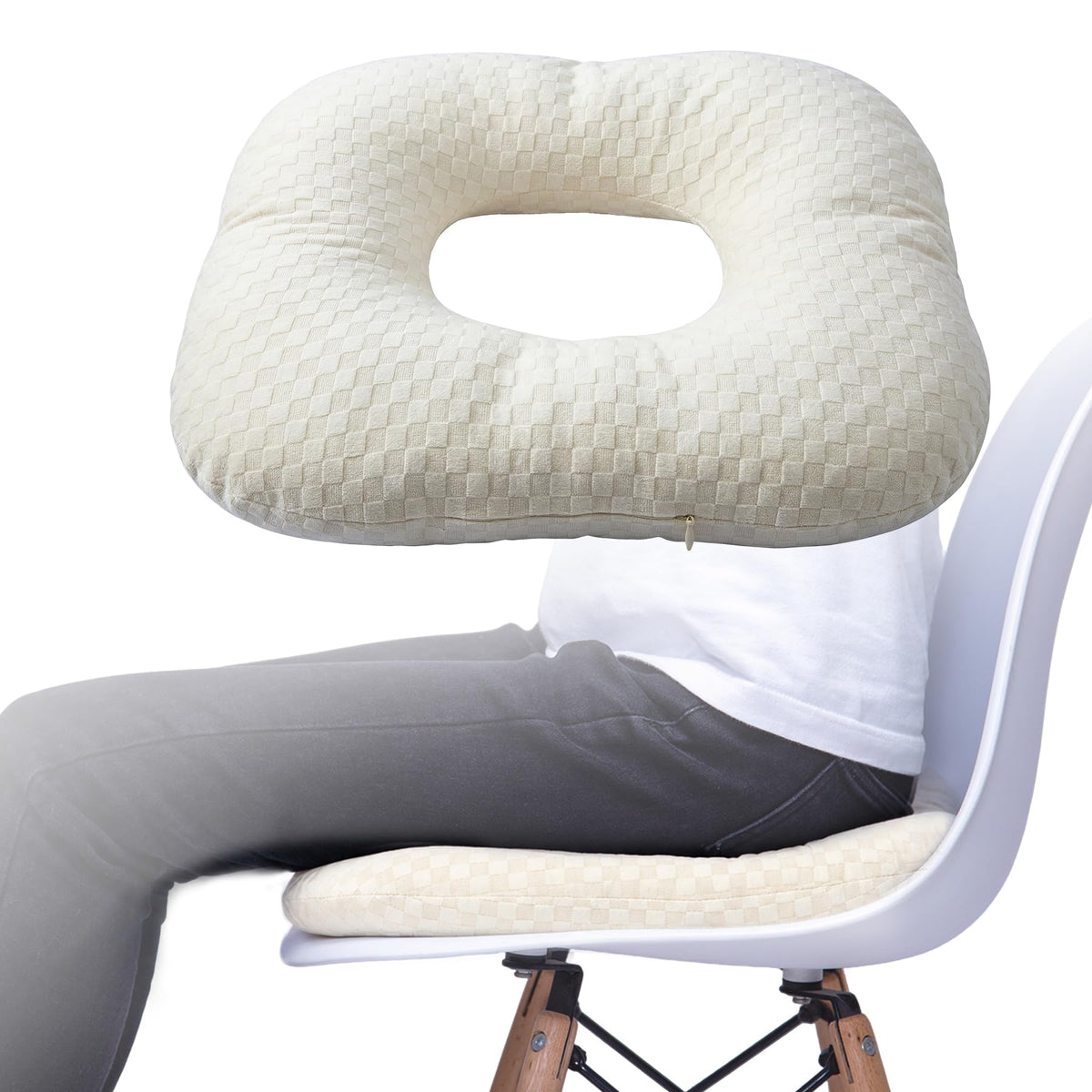 Hshbxd Donut Pillow, Tailbone Cushion for Wheelchair, Office and Travel
