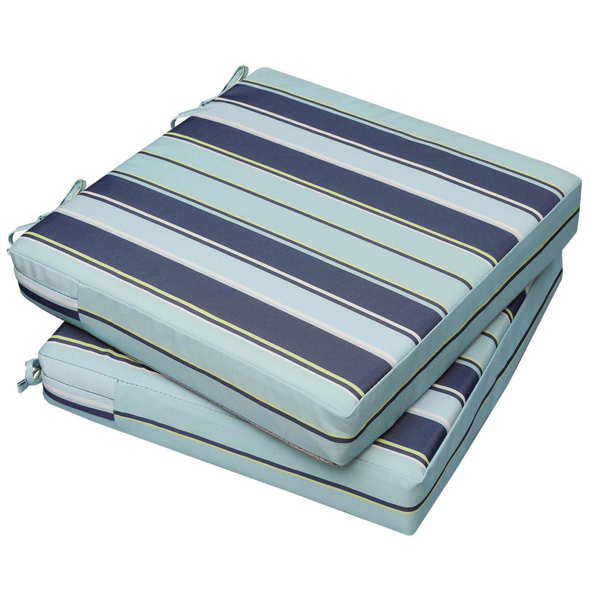 AAAAAcessories Outdoor Chair Cushions, 18 x 18 x 2 inches, Set of 2