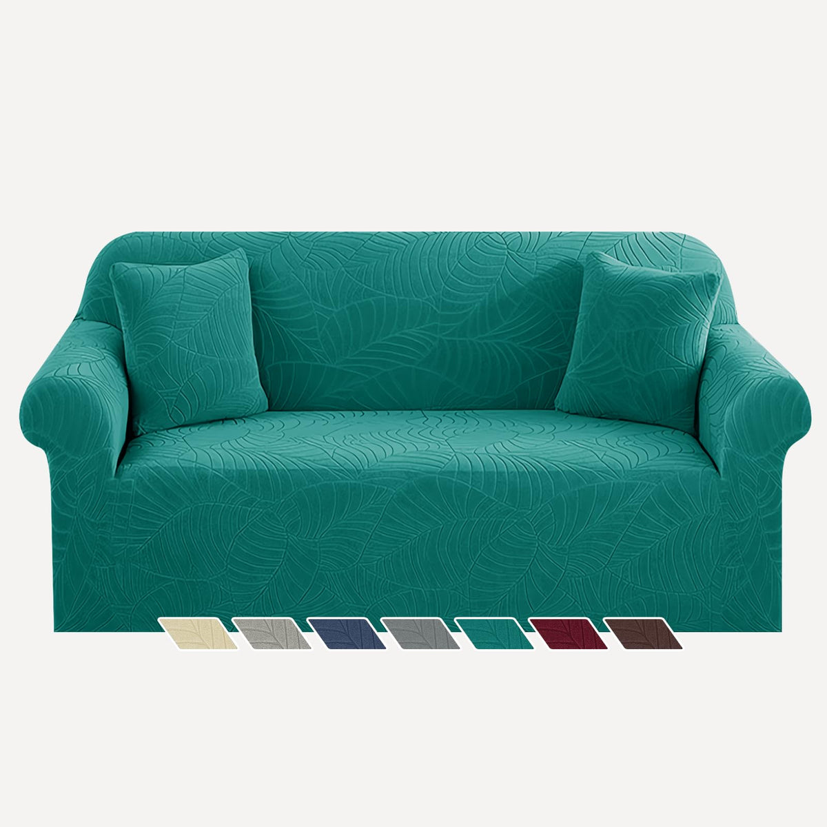 YEMYHOM Couch Cover Latest Jacquard Design High Stretch Sofa Covers for 3 Cushion Couch, Pet Dog Cat Proof Slipcover Non Slip Magic Elastic Furniture Protector (Sofa, Light Gray)