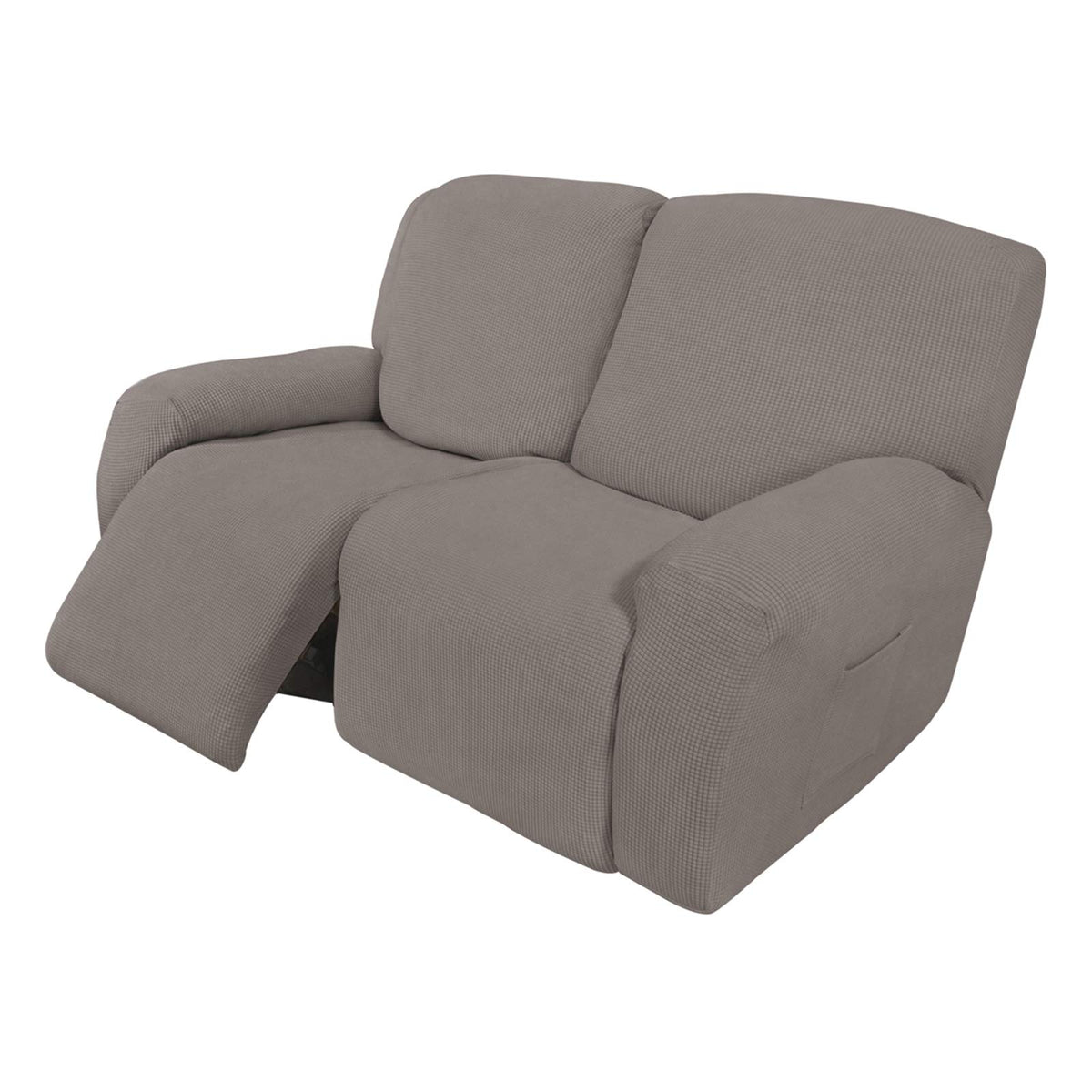 Easy-Going Stretch Recliner Chair Sofa Slipcover Washable Dark Gray