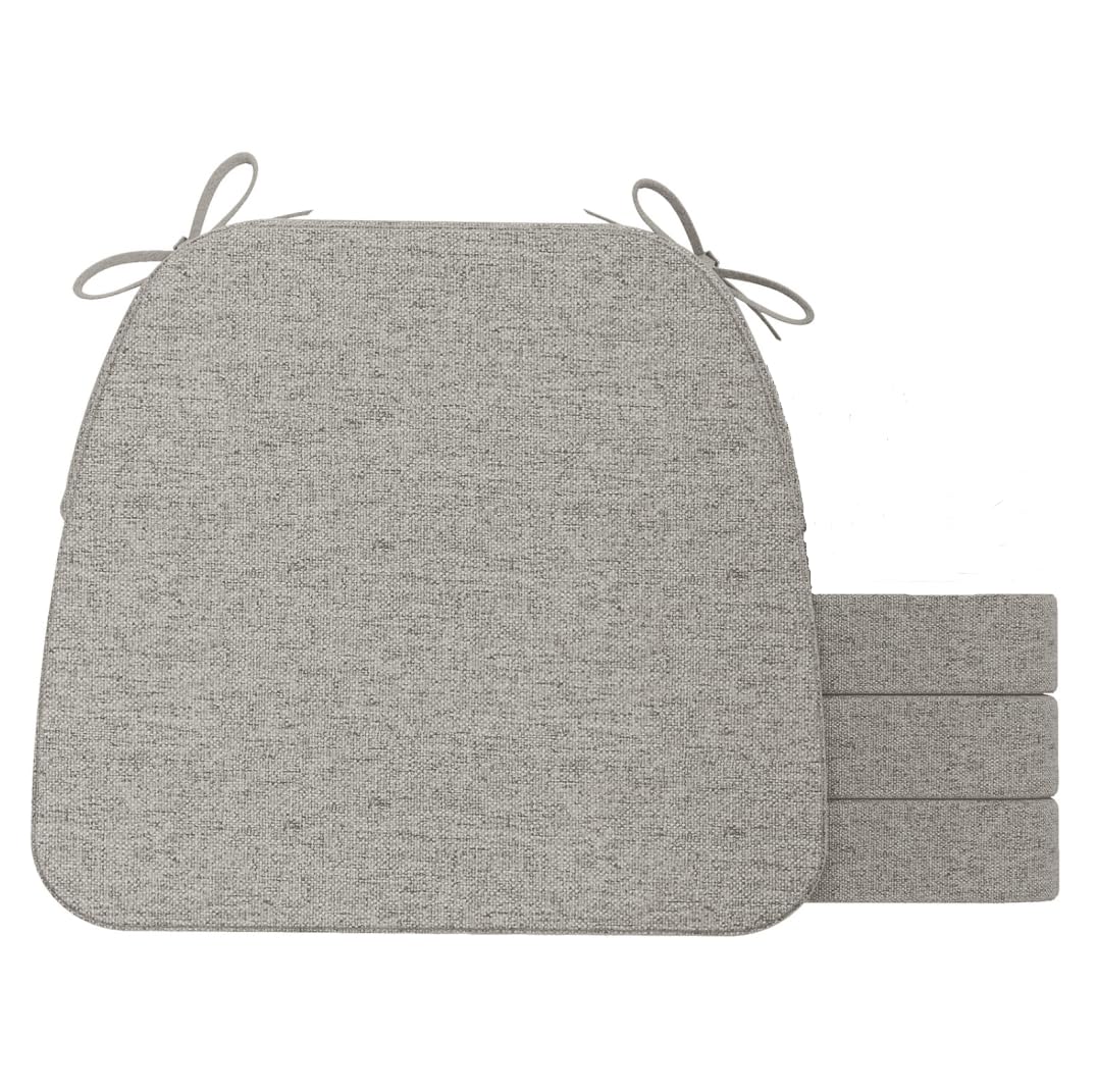 AAAAAcessories Chair Cushions for Dining Chairs, 17 x 16 x 2 in, Set of 6