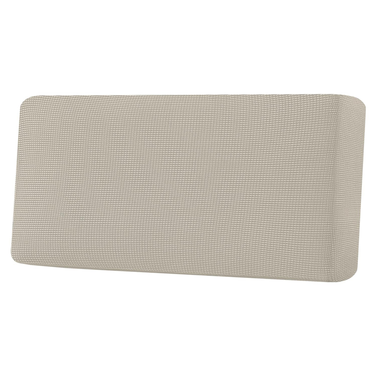 H.VERSAILTEX Super Stretch Individual Seat Cushion Covers Sofa Covers Couch Cushion Cover Slipcover Sets Thick Jacquard Textured Twill Fabric (3 Piece Sofa Cushion Covers, Grey)
