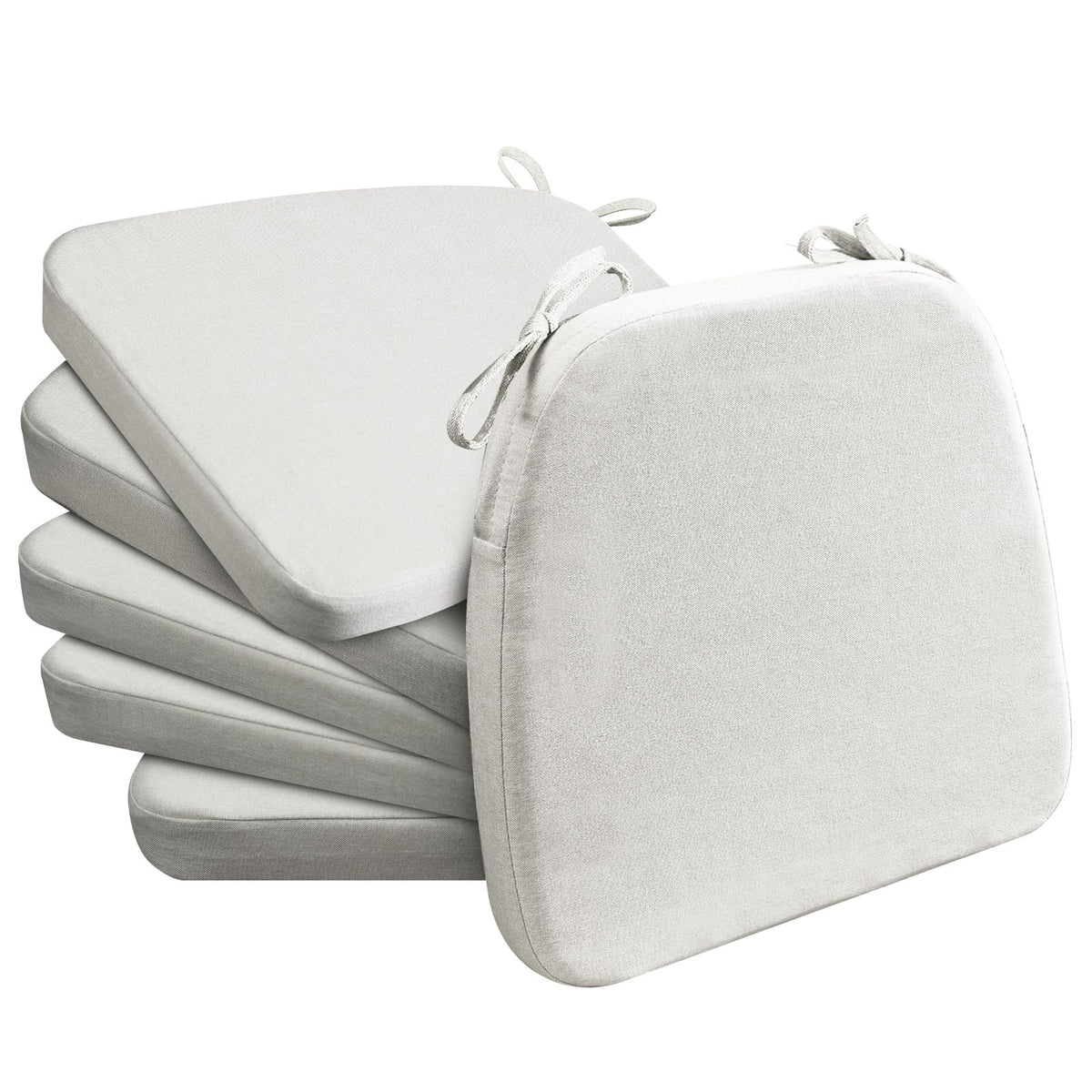 AAAAAcessories Chair Cushions for Dining Chairs, 17 x 16 x 2 in, Set of 6