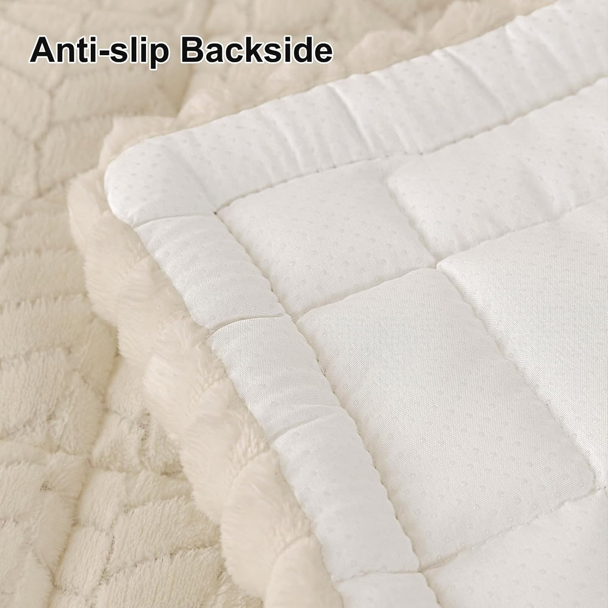 Smiry Couch Cover for Dogs, Non Slip Fuzzy Pet Sofa Covers Washable