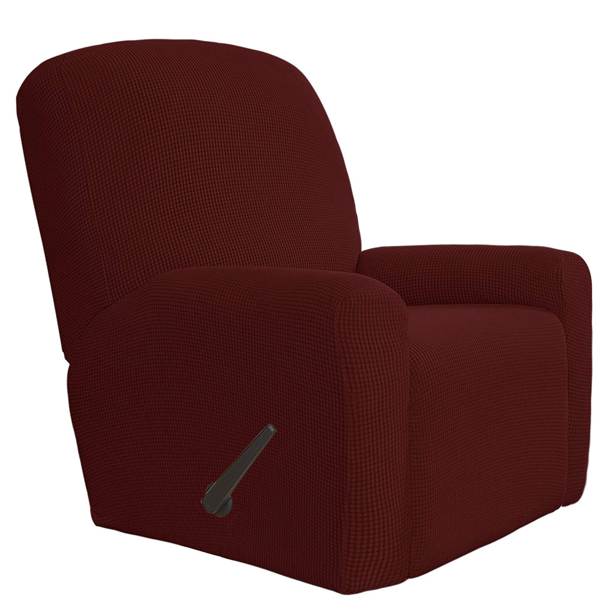 Easy-Going Stretch Recliner Chair Sofa Slipcover Washable Dark Gray