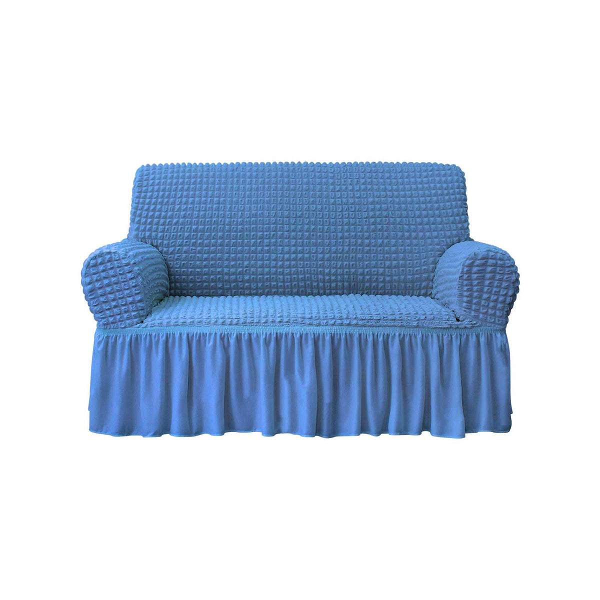 NICEEC Sofa Cover Wine Red Couch Cover Stretch Sofa Slipcovers with Skirt