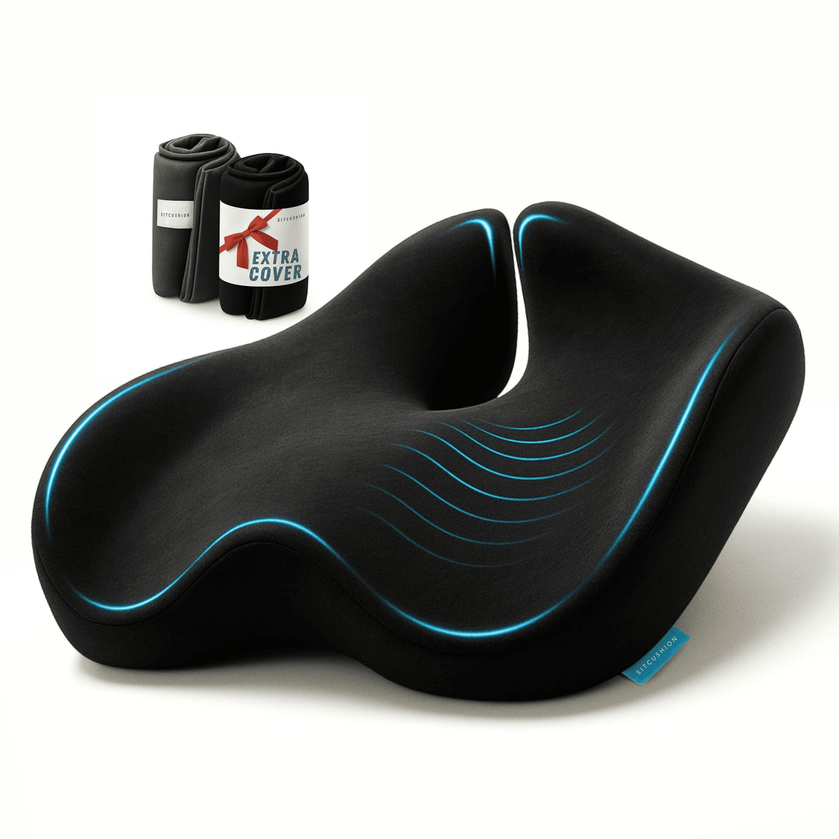 Pressure Relief Seat Cushion for Tailbone Pain, Sciatica & Coccyx Pillow