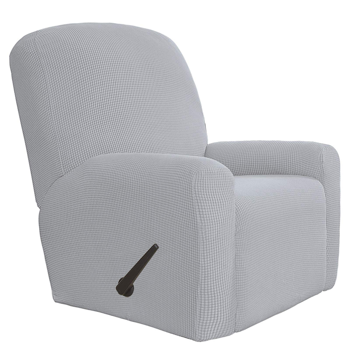 Easy-Going Stretch Recliner Chair Sofa Slipcover Washable Dark Gray