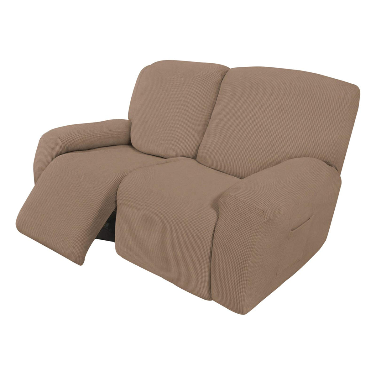 Easy-Going Stretch Recliner Chair Sofa Slipcover Washable Dark Gray
