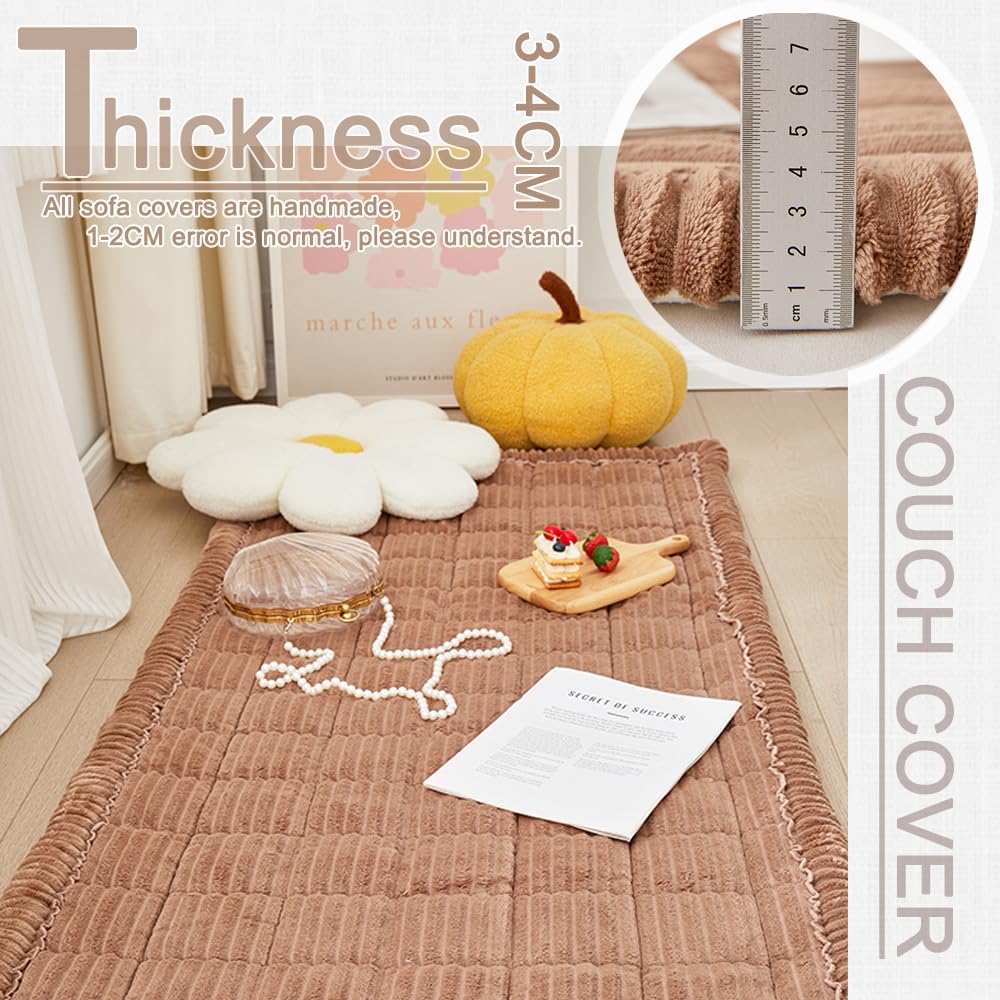Awjcsv Couch Covers for Dogs Washable, Non Slip Sofa Protector Pet Friendly