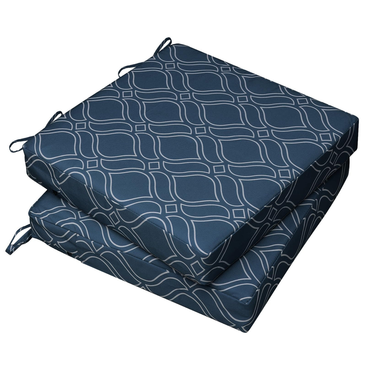 AAAAAcessories Outdoor Chair Cushions, 18 x 18 x 2 inches, Set of 2