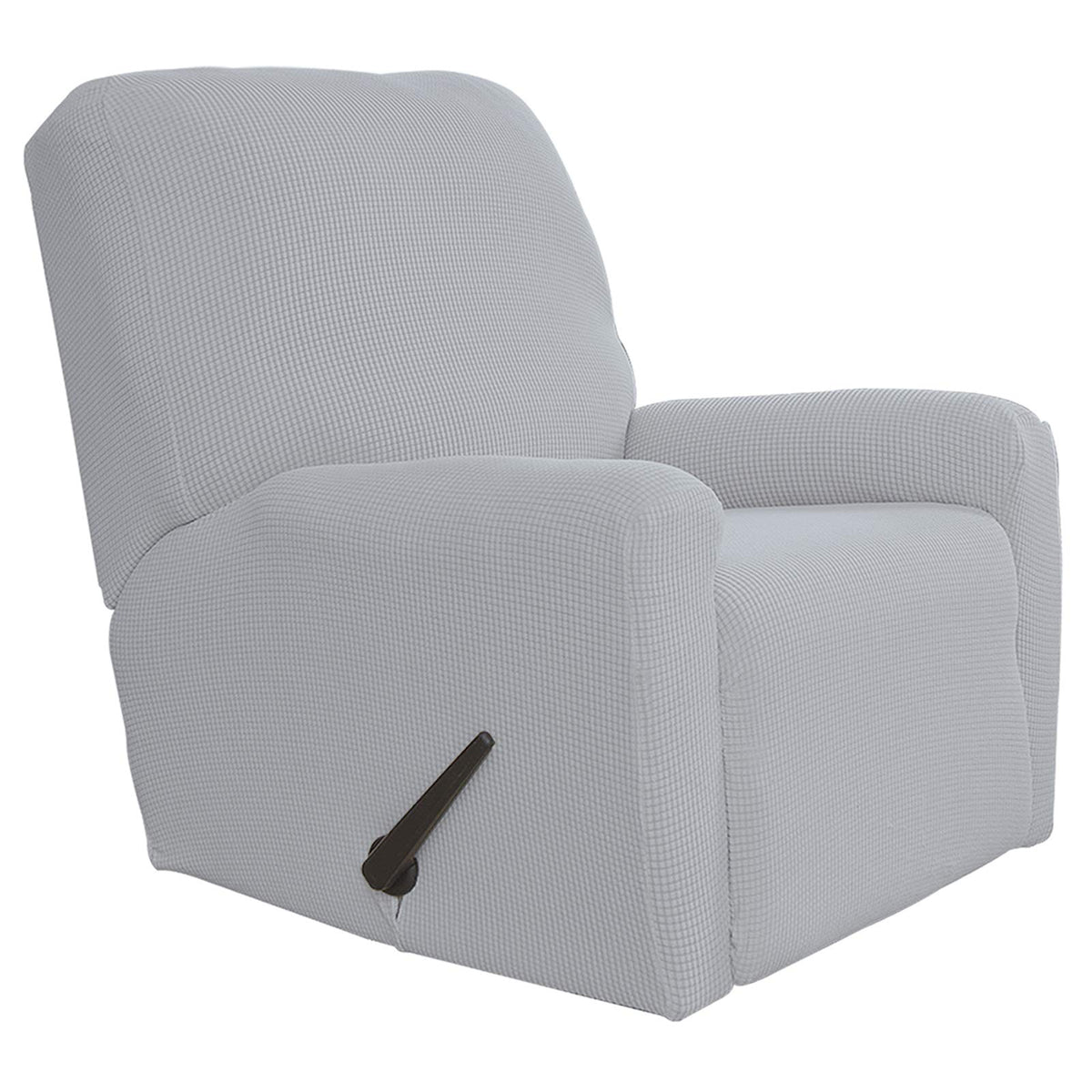 Easy-Going Stretch Recliner Chair Sofa Slipcover Washable Dark Gray
