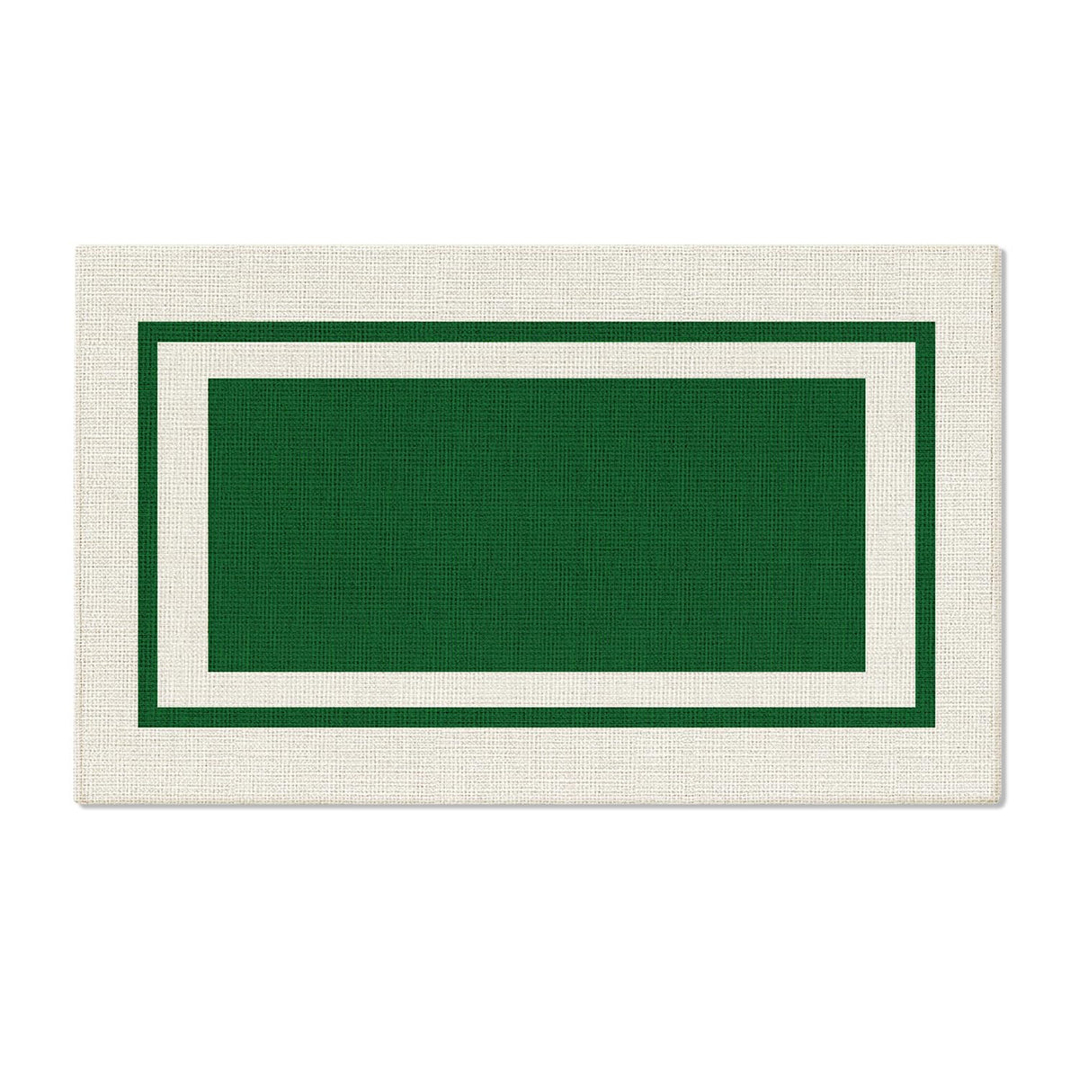 Artoid Mode Beige Absorbent Rectangle Non-Skid Doormat, Home Mats Non Slip Washable Natural Rubber Back Door Mat Floor Mat for 17x29 Inch