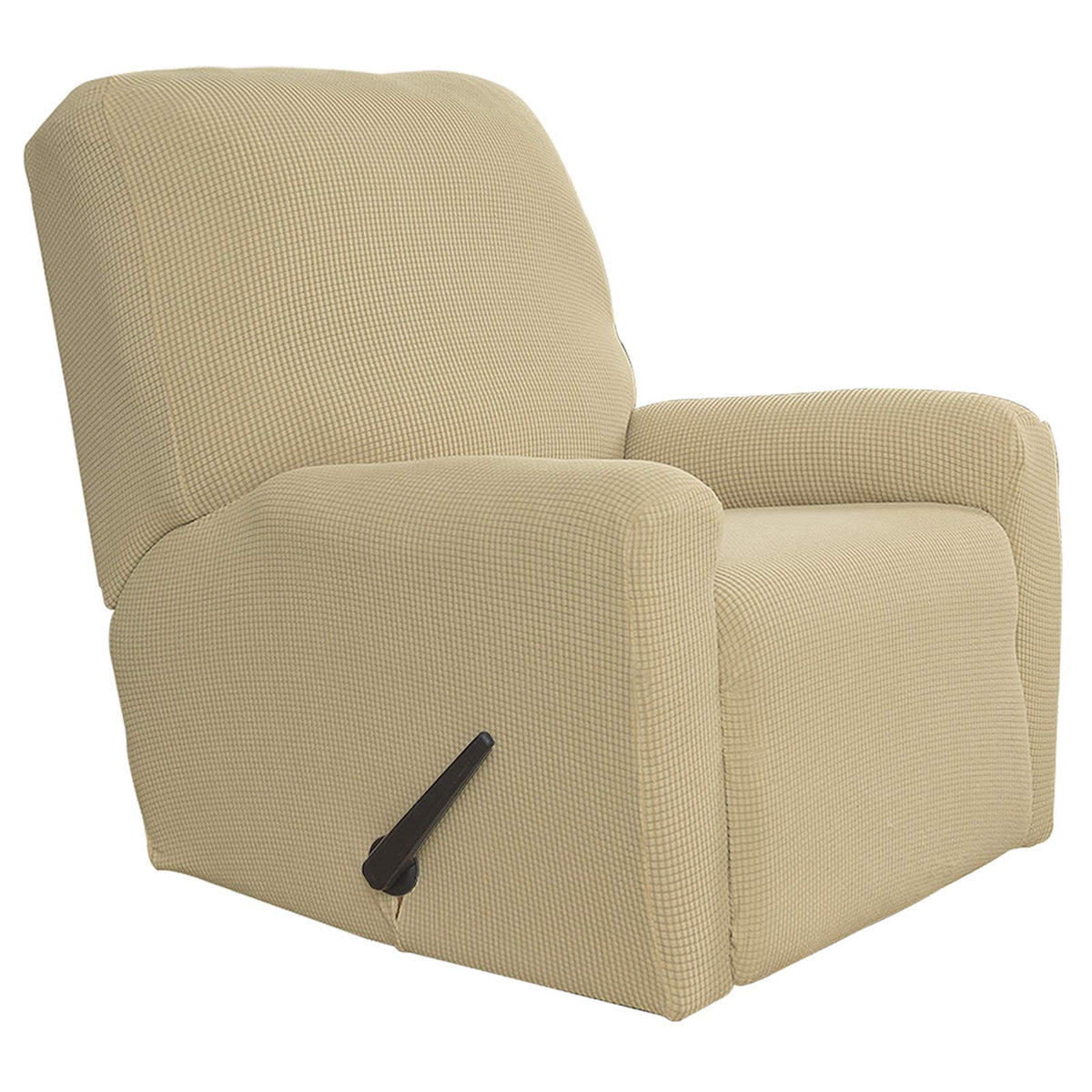Easy-Going Stretch Recliner Chair Sofa Slipcover Washable Dark Gray