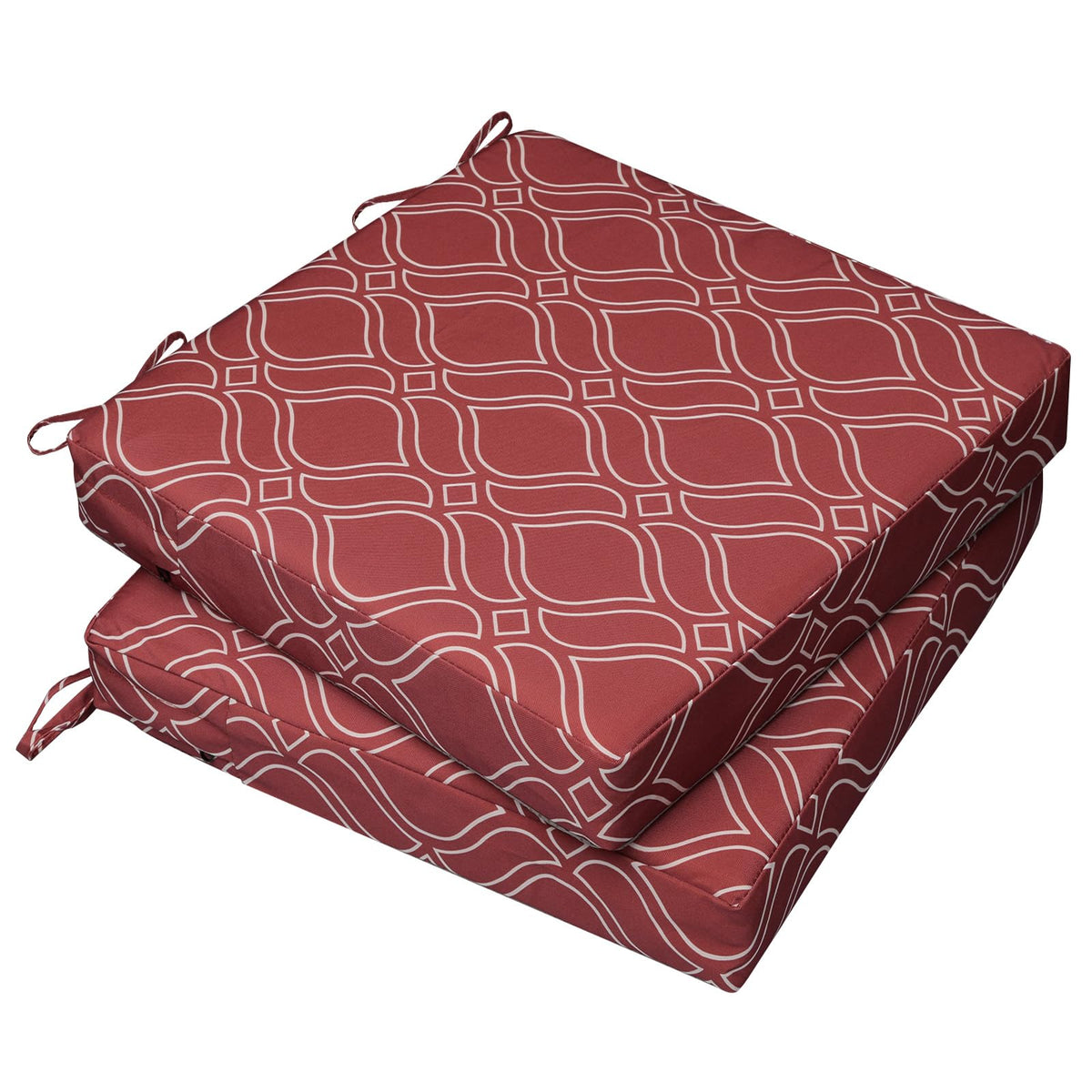 AAAAAcessories Outdoor Chair Cushions, 18 x 18 x 2 inches, Set of 2