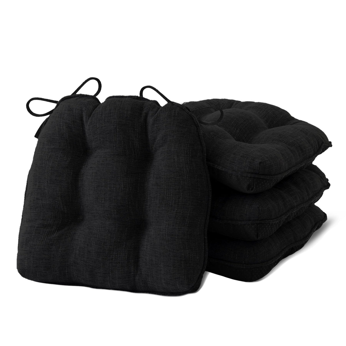 IPYNBAP Chair Cushions for Dining Chairs Set of 4, 15.5"x15.5"x4", Navy