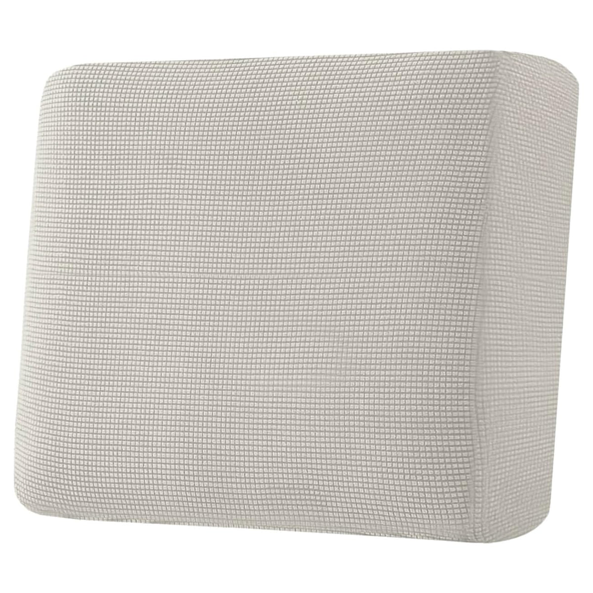 H.VERSAILTEX Super Stretch Individual Seat Cushion Covers Sofa Covers Couch Cushion Cover Slipcover Sets Thick Jacquard Textured Twill Fabric (3 Piece Sofa Cushion Covers, Grey)