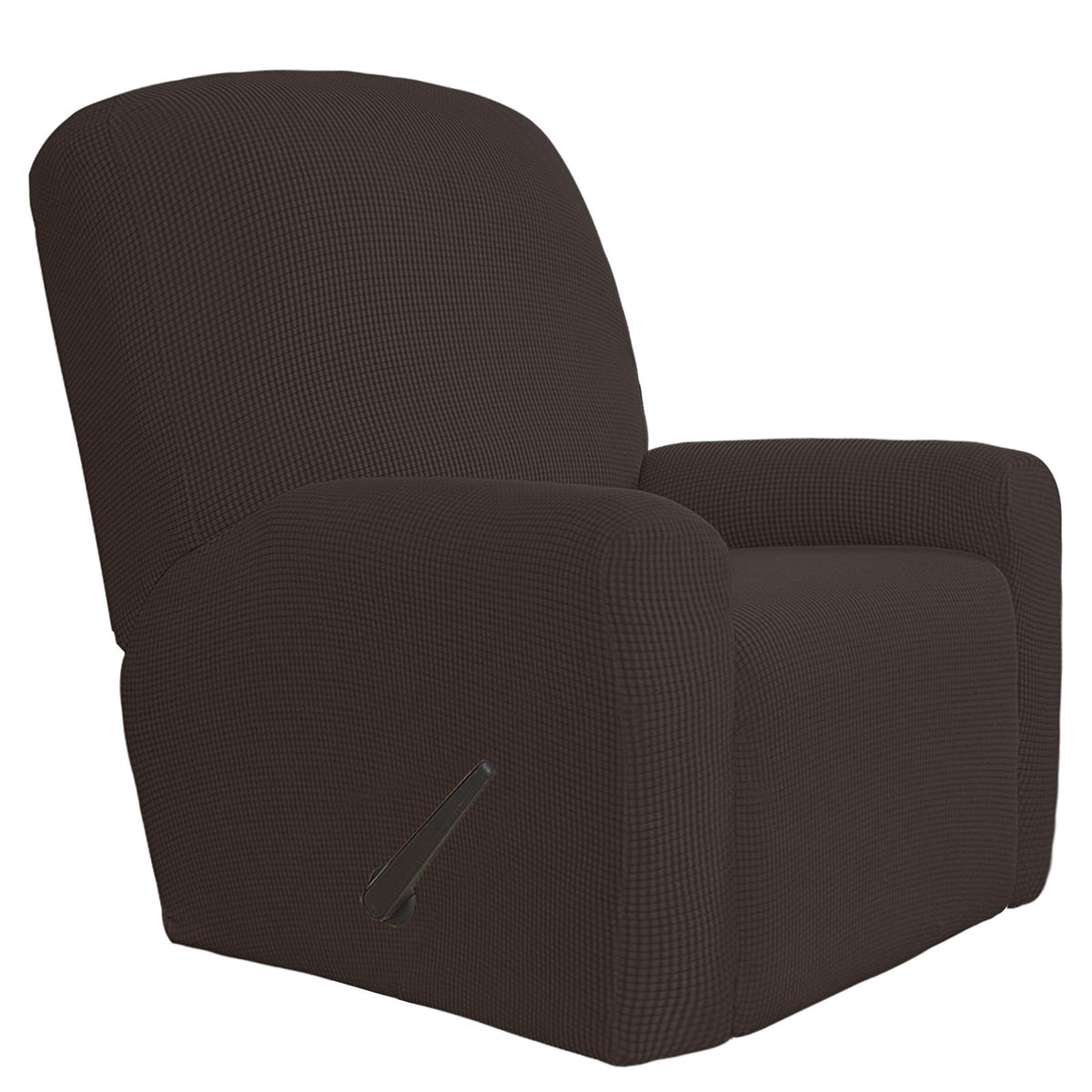 Easy-Going Stretch Recliner Chair Sofa Slipcover Washable Dark Gray