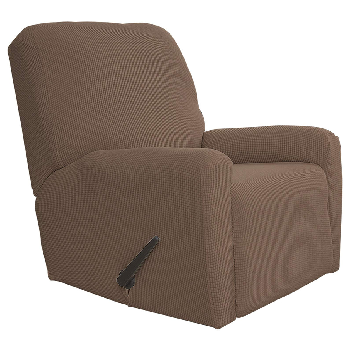Easy-Going Stretch Recliner Chair Sofa Slipcover Washable Dark Gray