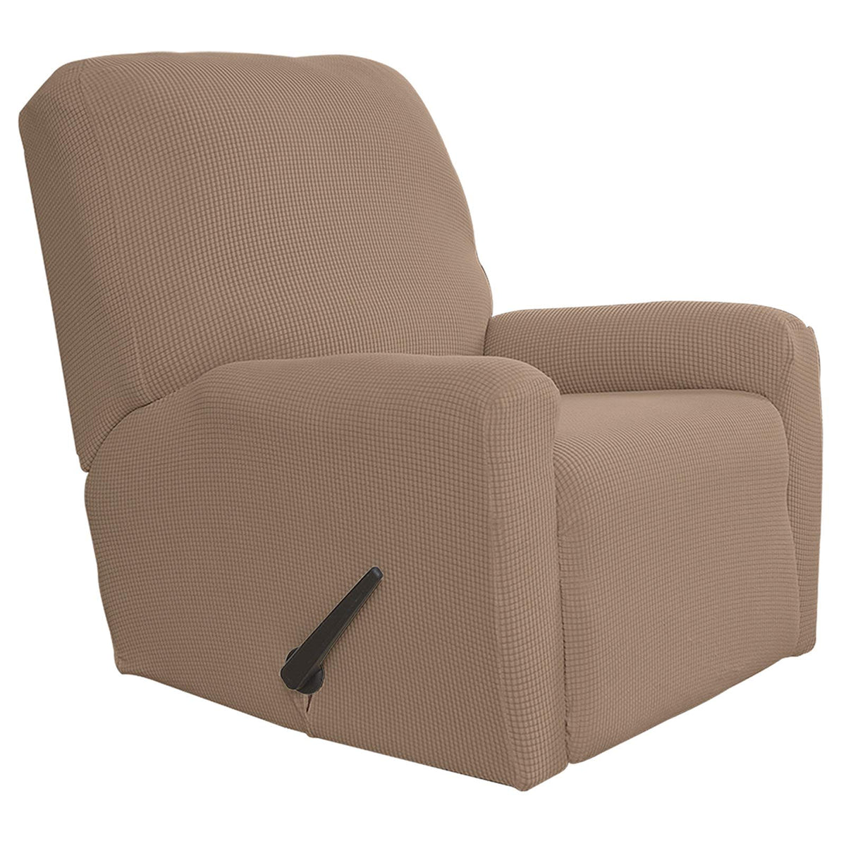 Easy-Going Stretch Recliner Chair Sofa Slipcover Washable Dark Gray