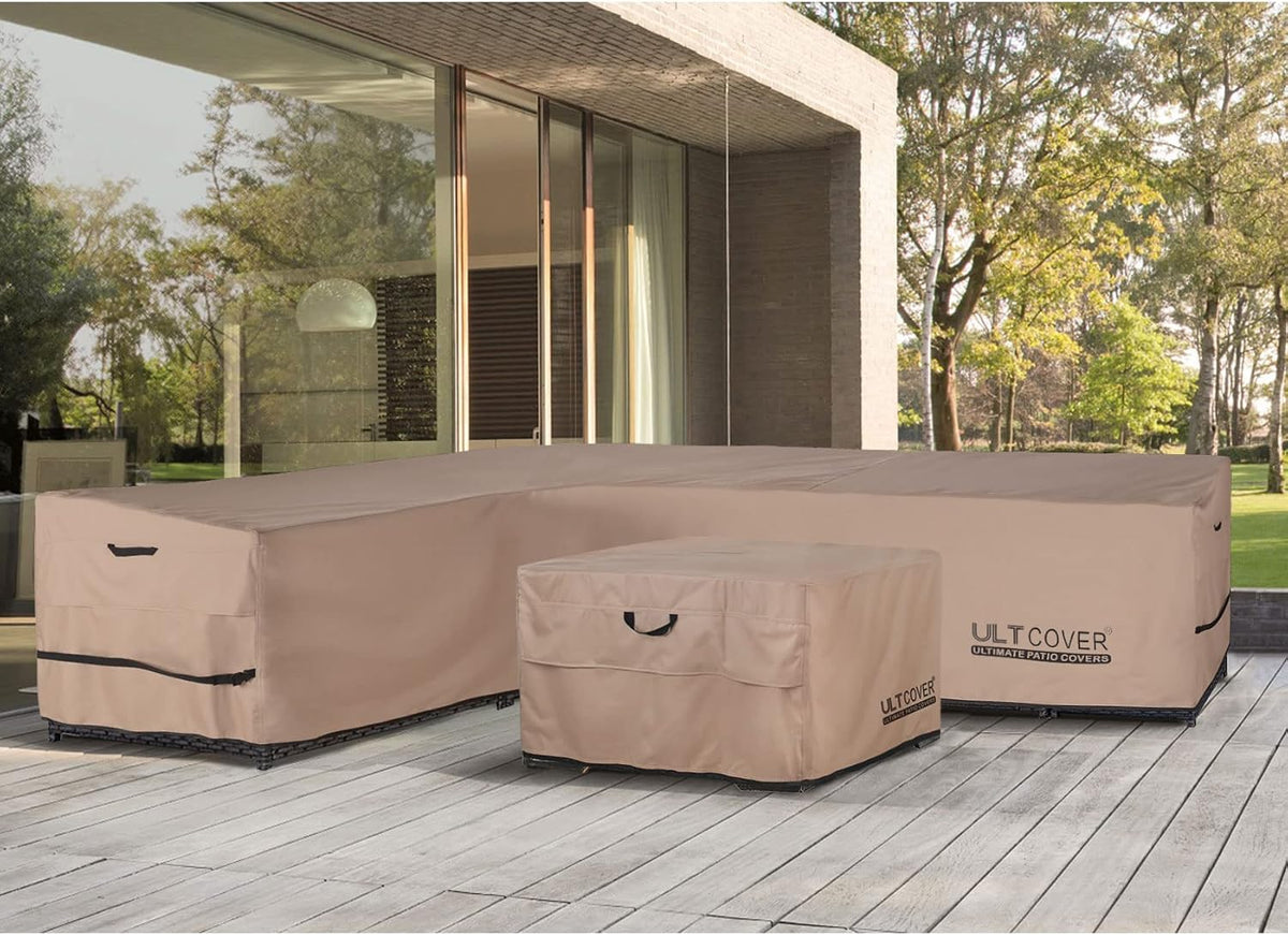 ULTCOVER Waterproof Patio 6-Seater L-Shaped Left Facing Sofa Cover